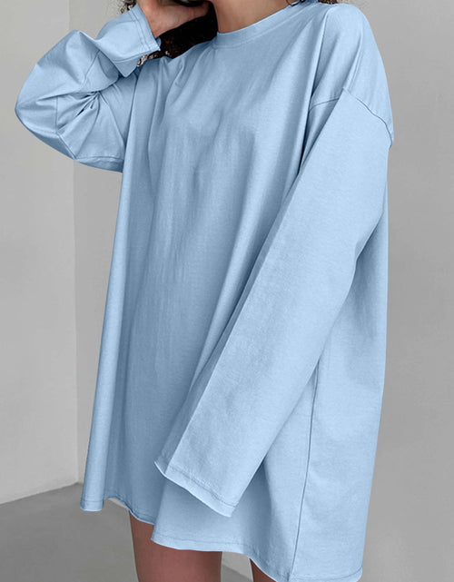 Load image into Gallery viewer, Round Neck Long Sleeve T-Shirt
