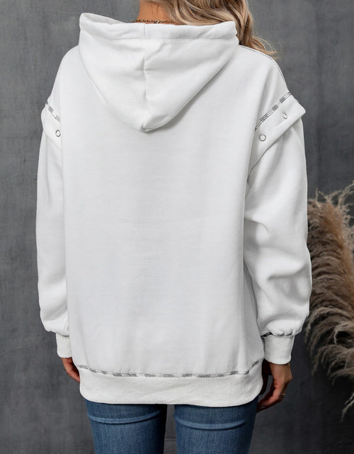 Load image into Gallery viewer, Ivy Lane Drawstring Kangaroo Pocket Dropped Shoulder Hoodie
