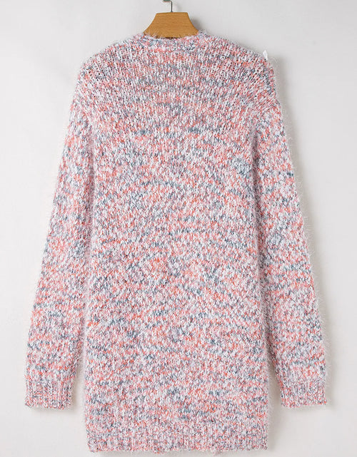 Load image into Gallery viewer, Pocketed Open Front Long Sleeve Cardigan

