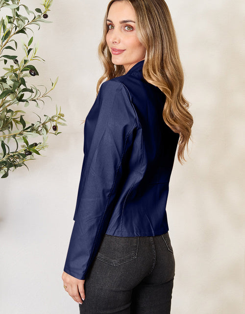 Load image into Gallery viewer, Mock Neck Zip Up Jacket
