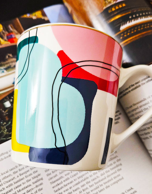 Load image into Gallery viewer, Set Of Four Ceramic Coffee Mugs Face Theme by Izhar Studio- CA
