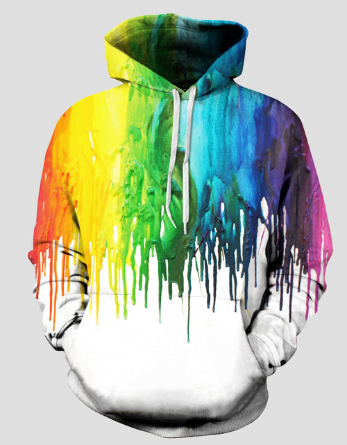 Load image into Gallery viewer, Full Size Printed Drawstring Hoodie with Pockets
