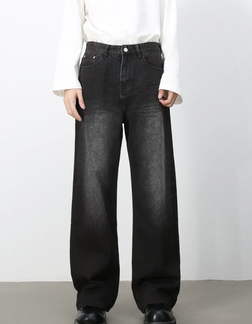 Load image into Gallery viewer, Men's Loose Fit Jeans with Pockets
