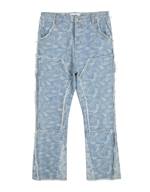 Load image into Gallery viewer, Men's Contrast Washed Bootcut Jeans
