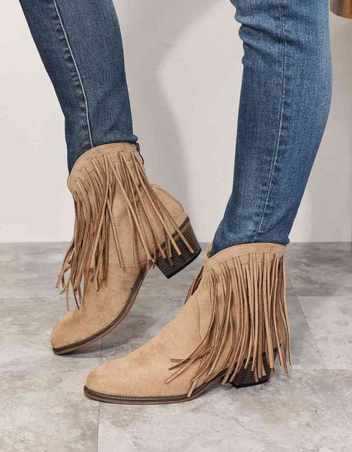 Load image into Gallery viewer, Legend Women's Fringe Cowboy Western Ankle Boots
