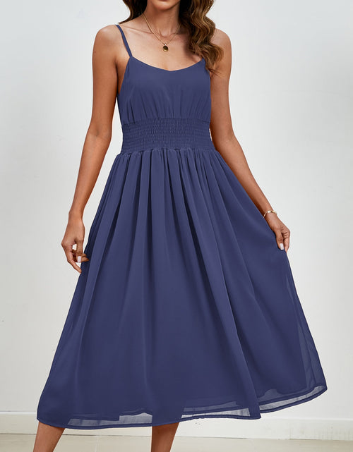 Load image into Gallery viewer, Scoop Neck Midi Cami Dress
