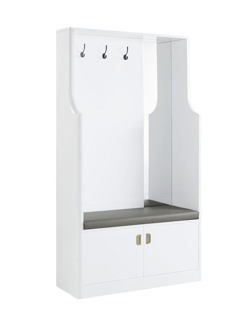 Load image into Gallery viewer, Buck II - High Gloss Hall Tree - White by Couch.com

