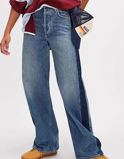 Load image into Gallery viewer, Baggy Jeans with Pockets
