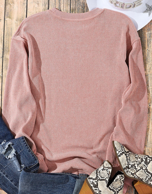 Load image into Gallery viewer, WINE NEVER BROKE MY HEART Round Neck Sweatshirt
