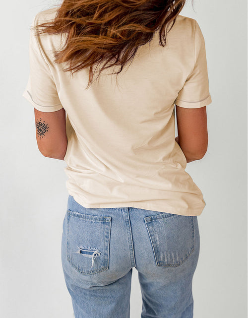 Load image into Gallery viewer, Corn Letter Graphic Cuffed Tee
