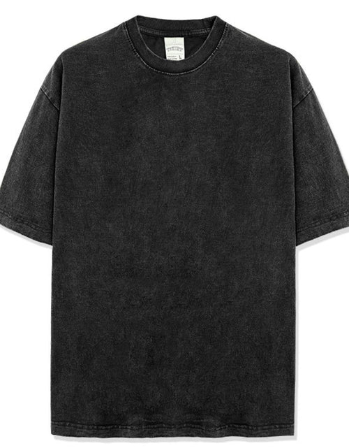 Load image into Gallery viewer, Men's Full Size Round Neck Washed T-Shirt Plus Size
