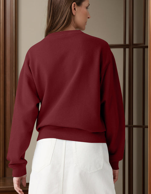 Load image into Gallery viewer, Round Neck Long Sleeve Sweatshirt
