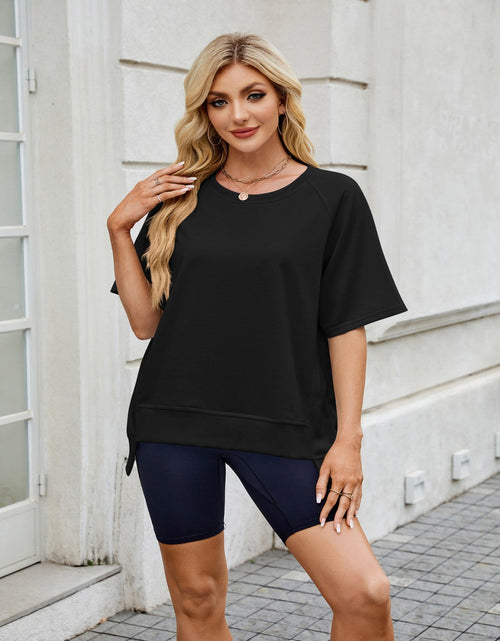 Load image into Gallery viewer, Round Neck Short Sleeve T-Shirt
