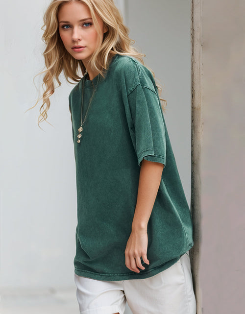 Load image into Gallery viewer, Basic Bae Round Neck Half Sleeve T-Shirt
