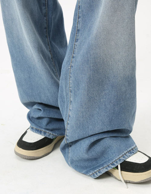 Load image into Gallery viewer, Men's Washed Straight Jeans
