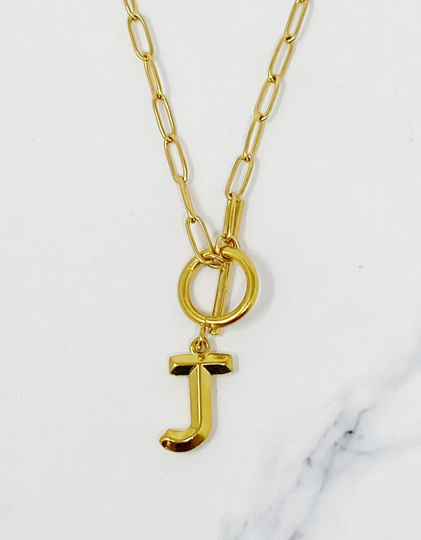 Modern Classic Initial Necklace by Ellisonyoung.com