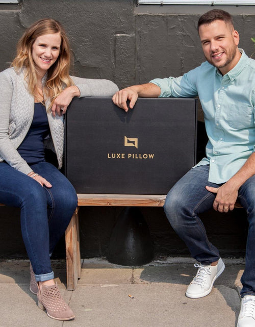 Load image into Gallery viewer, The Luxe Pillow® (Down and Feather) Two-Pack by Luxe Pillow®
