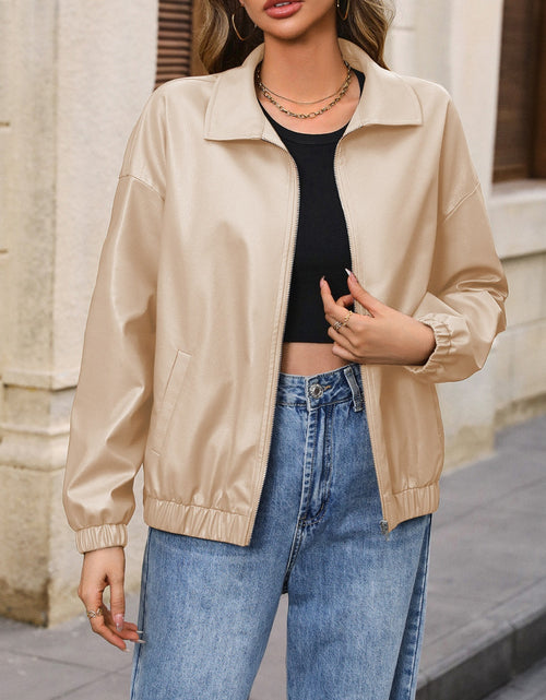 Load image into Gallery viewer, Ivy Lane Zip Up Dropped Shoulder Jacket
