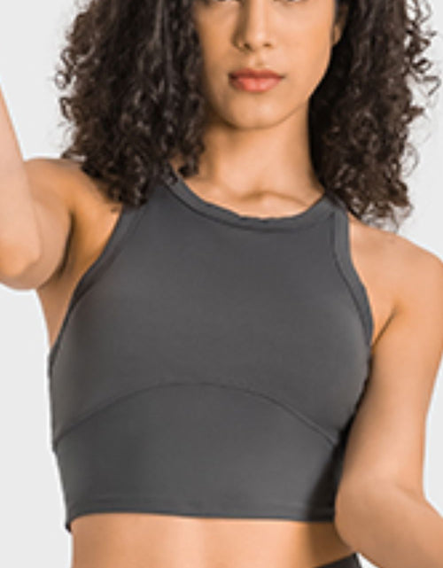 Load image into Gallery viewer, Millennia Racerback Cropped Sports Tank
