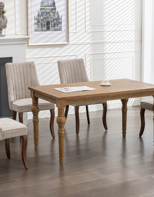 Load image into Gallery viewer, Set of 2 Rayon Cloth Flocking Linen Dining Chairs by Blak Hom
