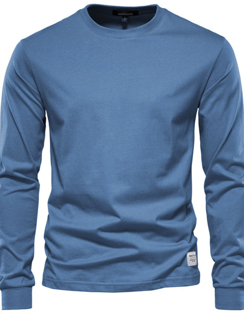 Load image into Gallery viewer, Men's Full Size Round Neck Long Sleeve T-Shirt Plus Size
