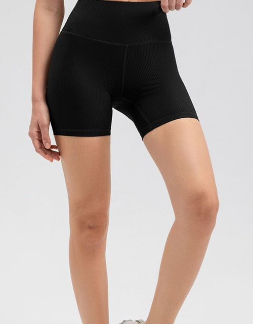 Load image into Gallery viewer, Wide Waistband Slim Fit Sports Shorts
