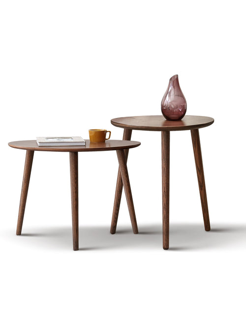 Load image into Gallery viewer, Solid Oak Wood Side Table by Blak Hom
