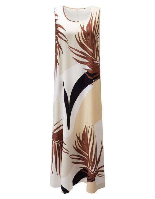 Load image into Gallery viewer, Printed Round Neck Mini Tank Dress
