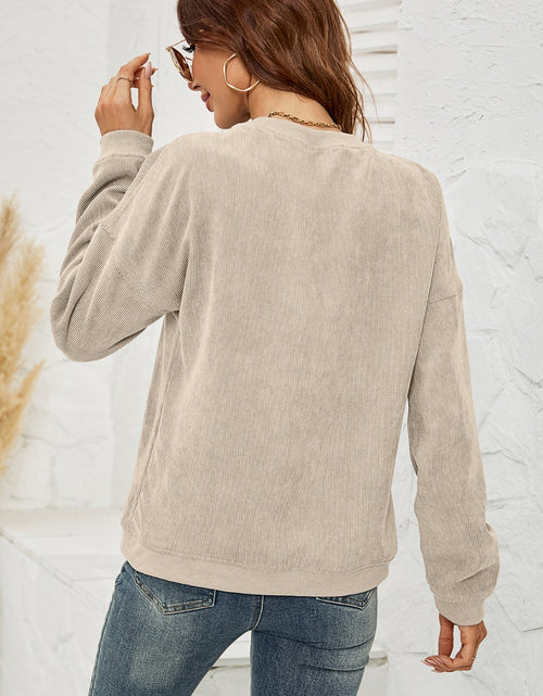 Load image into Gallery viewer, Faceless Gnome Graphic Drop Shoulder Sweatshirt
