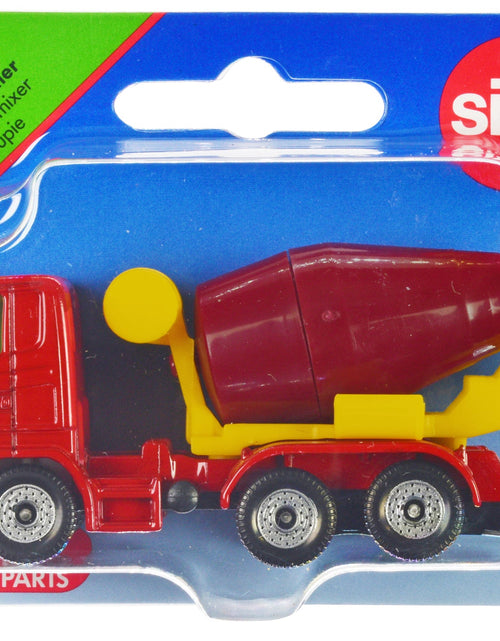 Load image into Gallery viewer, Cement Mixer Red and Yellow Diecast Model by Siku
