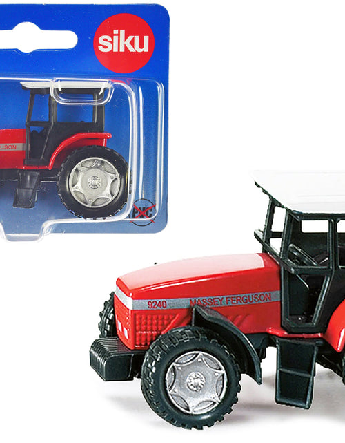 Load image into Gallery viewer, Massey Ferguson 9240 Tractor Red with White Top Diecast Model by Siku
