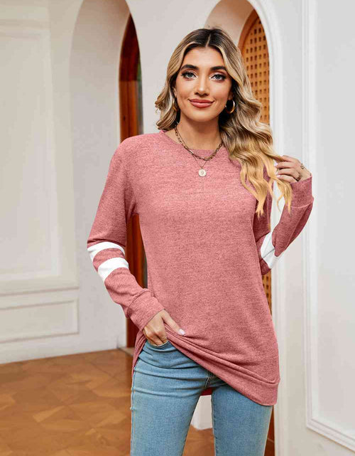 Load image into Gallery viewer, Round Neck Long Sleeve Top
