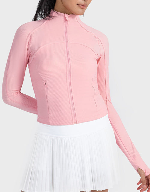 Load image into Gallery viewer, Millennia Zip-Up Long Sleeve Sports Jacket
