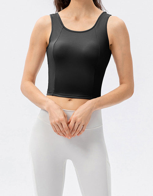 Load image into Gallery viewer, Round Neck Wide Strap Active Tank
