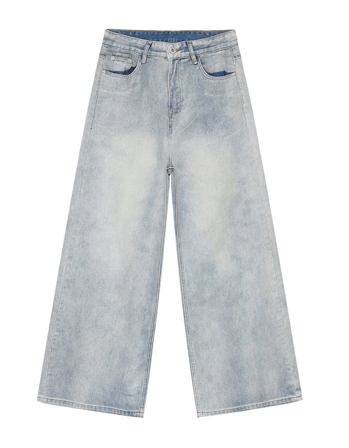 Load image into Gallery viewer, Washed Straight Leg Jeans

