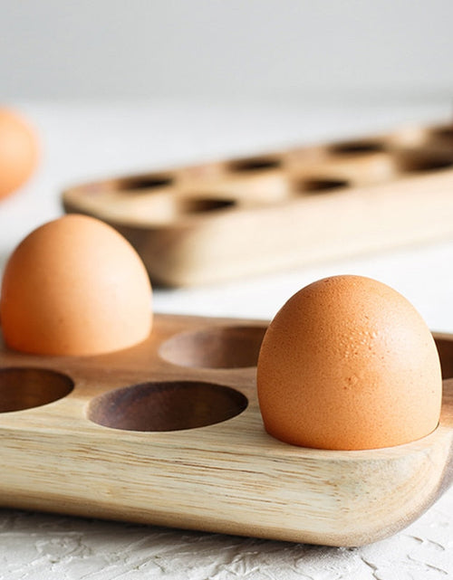 Load image into Gallery viewer, Japanese style Wooden Double Row Egg Storage by Blak Hom

