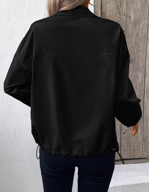 Load image into Gallery viewer, Ivy Lane Pocketed Zip Up Long Sleeve Jacket
