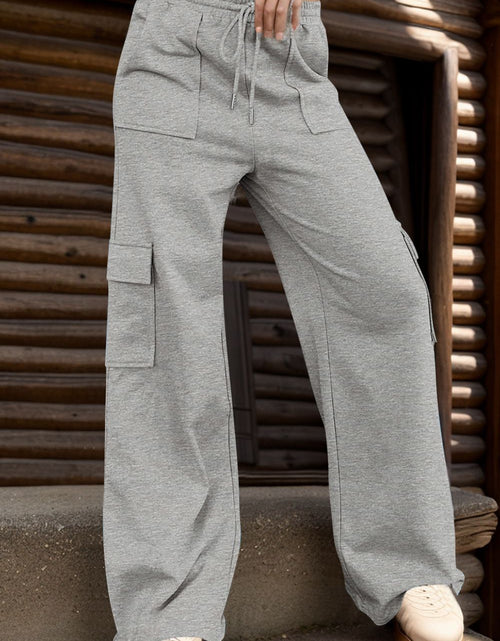 Load image into Gallery viewer, Drawstring Active Pants with Pockets

