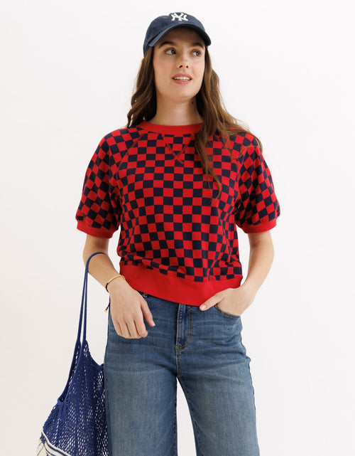 Load image into Gallery viewer, Powder Puff Sleeve Crew
