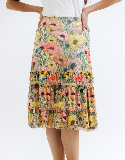 Load image into Gallery viewer, Femme &amp; Floral Skirt
