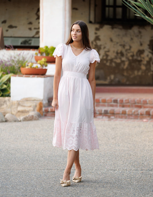 Load image into Gallery viewer, Eiffel Eyelet Dress
