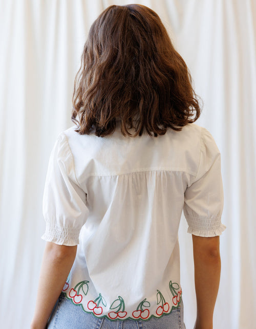 Load image into Gallery viewer, Cherry Cute Button Down
