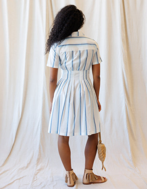 Load image into Gallery viewer, Seaside Stripe Dress
