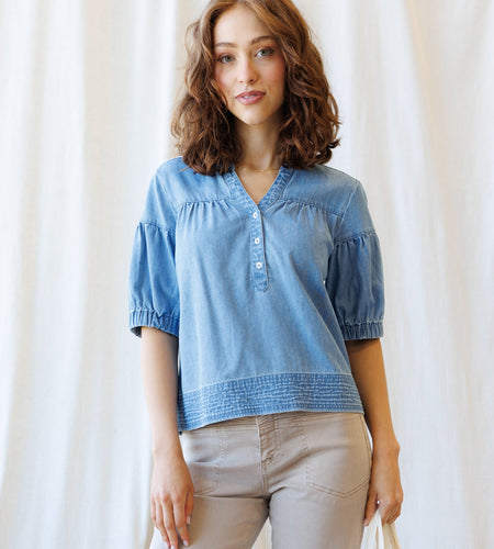 Portside Chambray Popover
