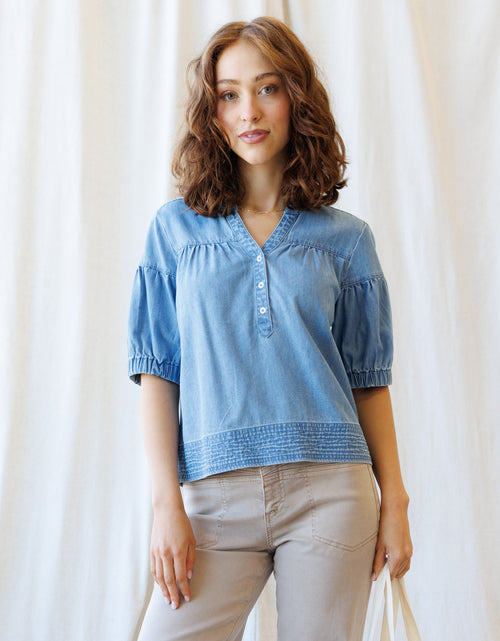 Load image into Gallery viewer, Portside Chambray Popover
