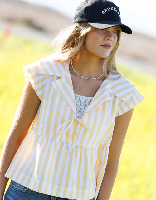 Load image into Gallery viewer, Sunshine Stripe Top
