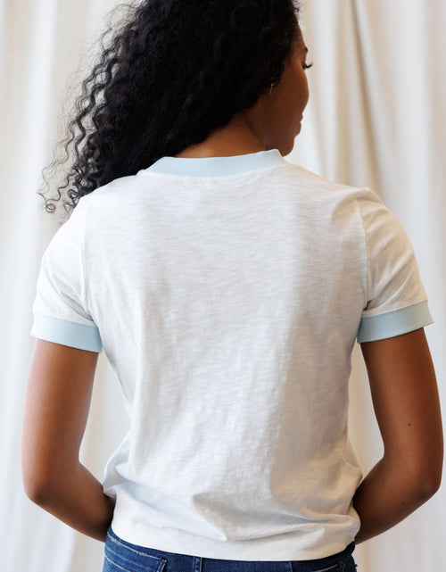 Load image into Gallery viewer, Heart to Heart Ringer Tee
