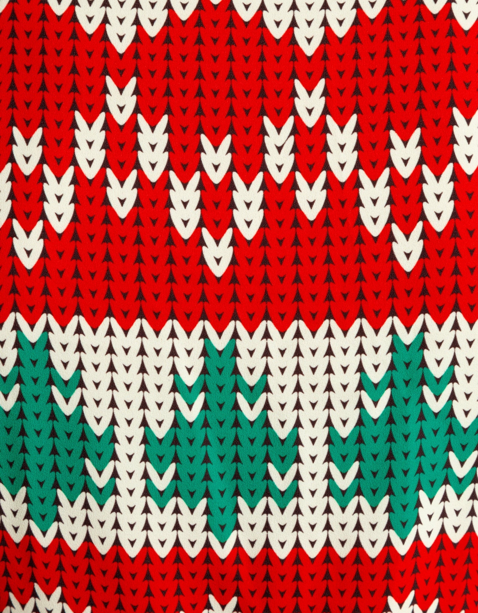 The Red Ryder | Knit Print Christmas Wrap Dress by Shinesty
