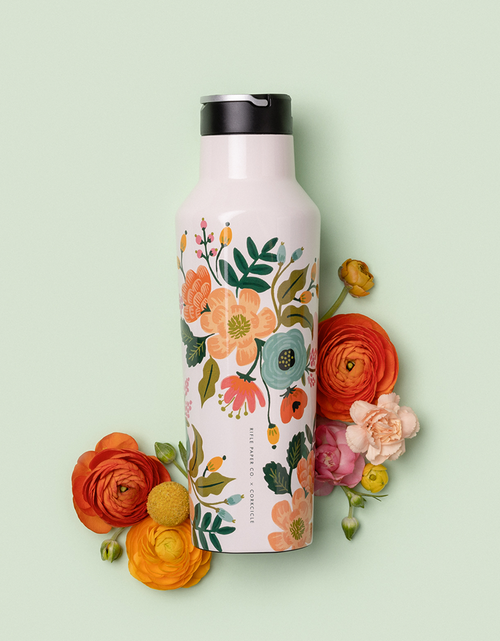Load image into Gallery viewer, Rifle Paper Co. Sport Canteen by CORKCICLE.
