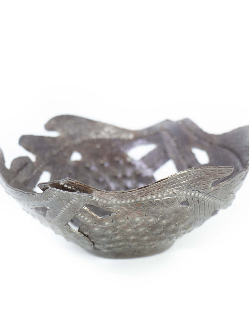 Load image into Gallery viewer, Fruit on Vine Haitian Metal Drum Votive by Global Crafts Wholesale

